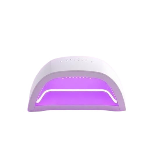 Manikúrna frézka a UV lampa používaná v kozmetickom salóne